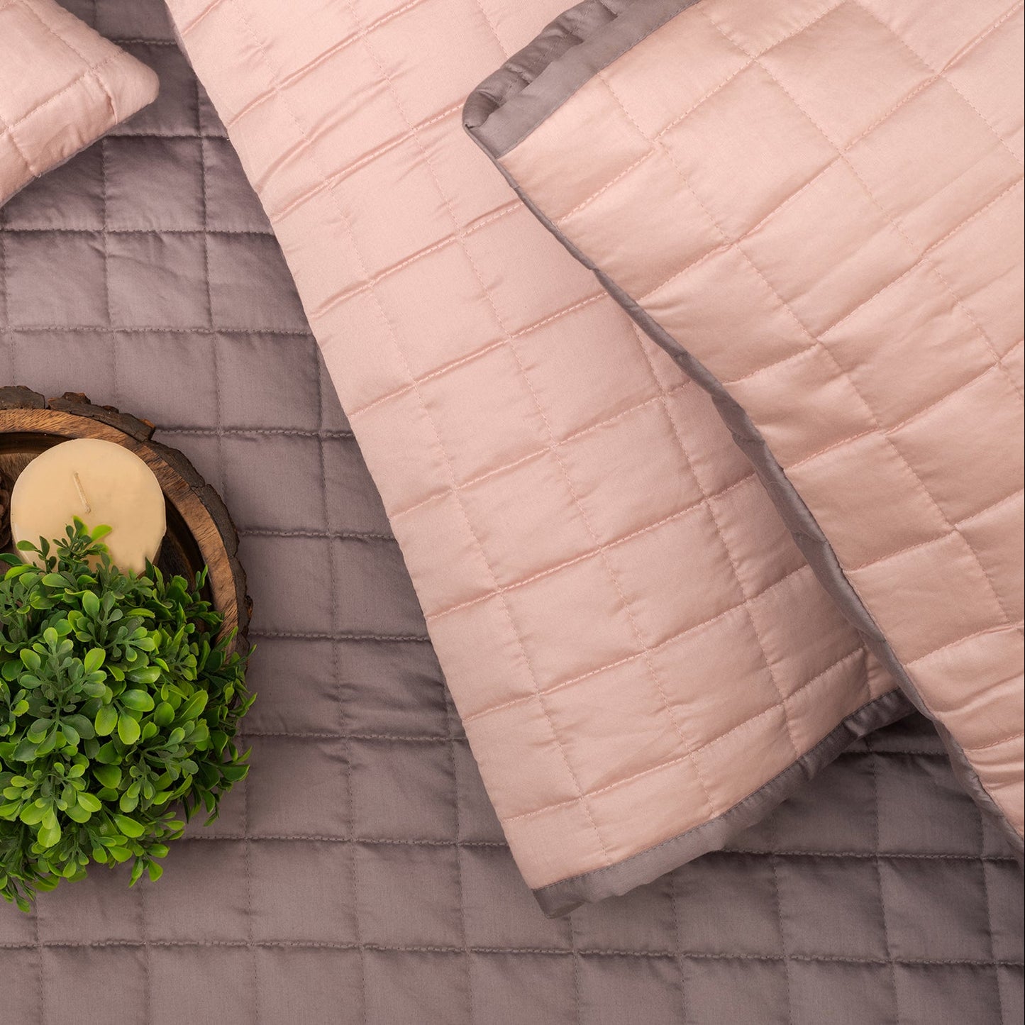 PInk/Plum Bedspread Set