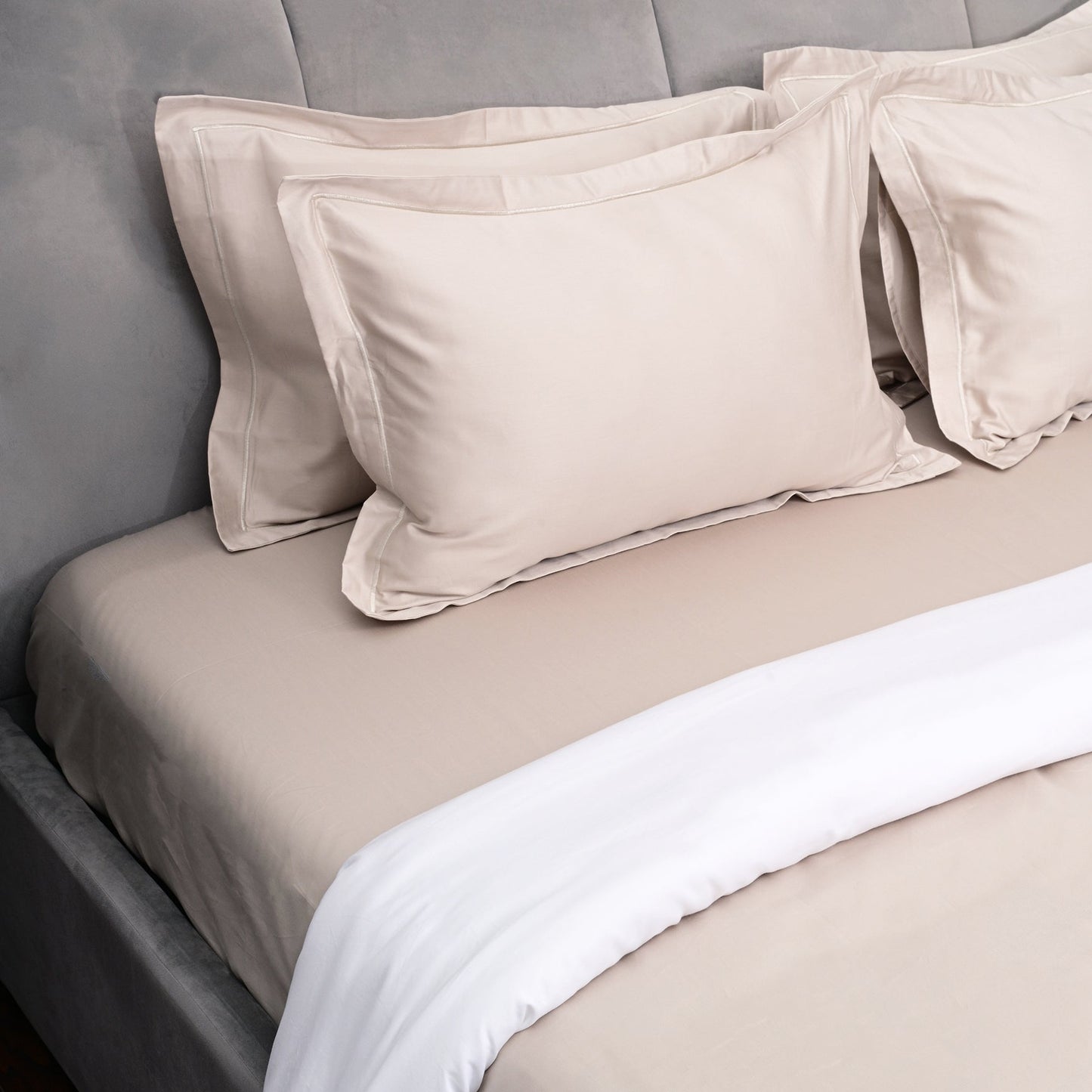 Irish Coffee and Brilliant White Duvet Covers