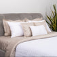 Coffee/White Bedspread Set