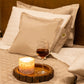 Coffee/White Bedspread Set