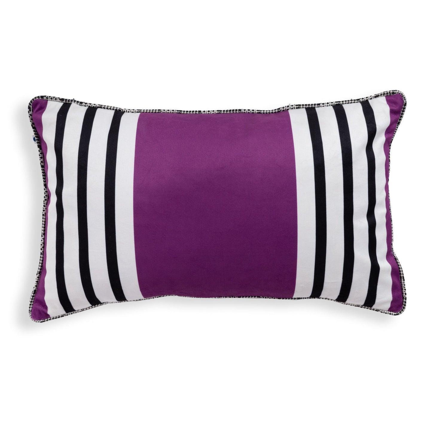 Purple Haze Striped Accent Pillow