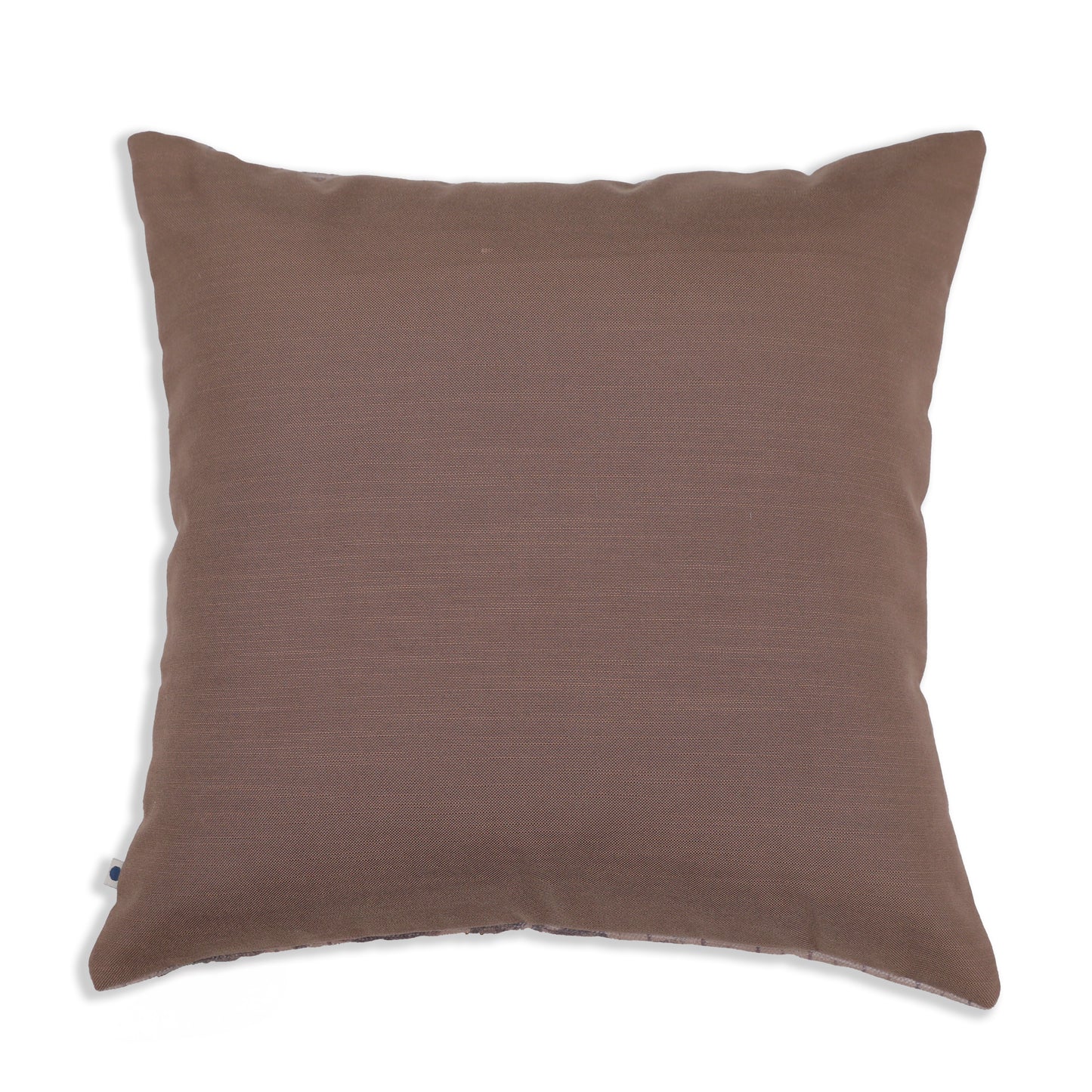 Rosette Beige Chenille Cushion Cover