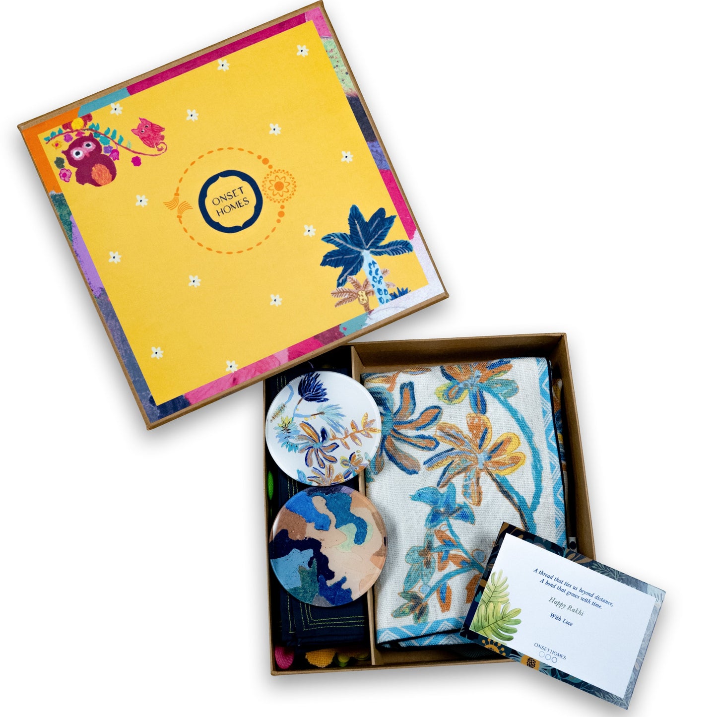 Whimsy– Blue Table Linen Set