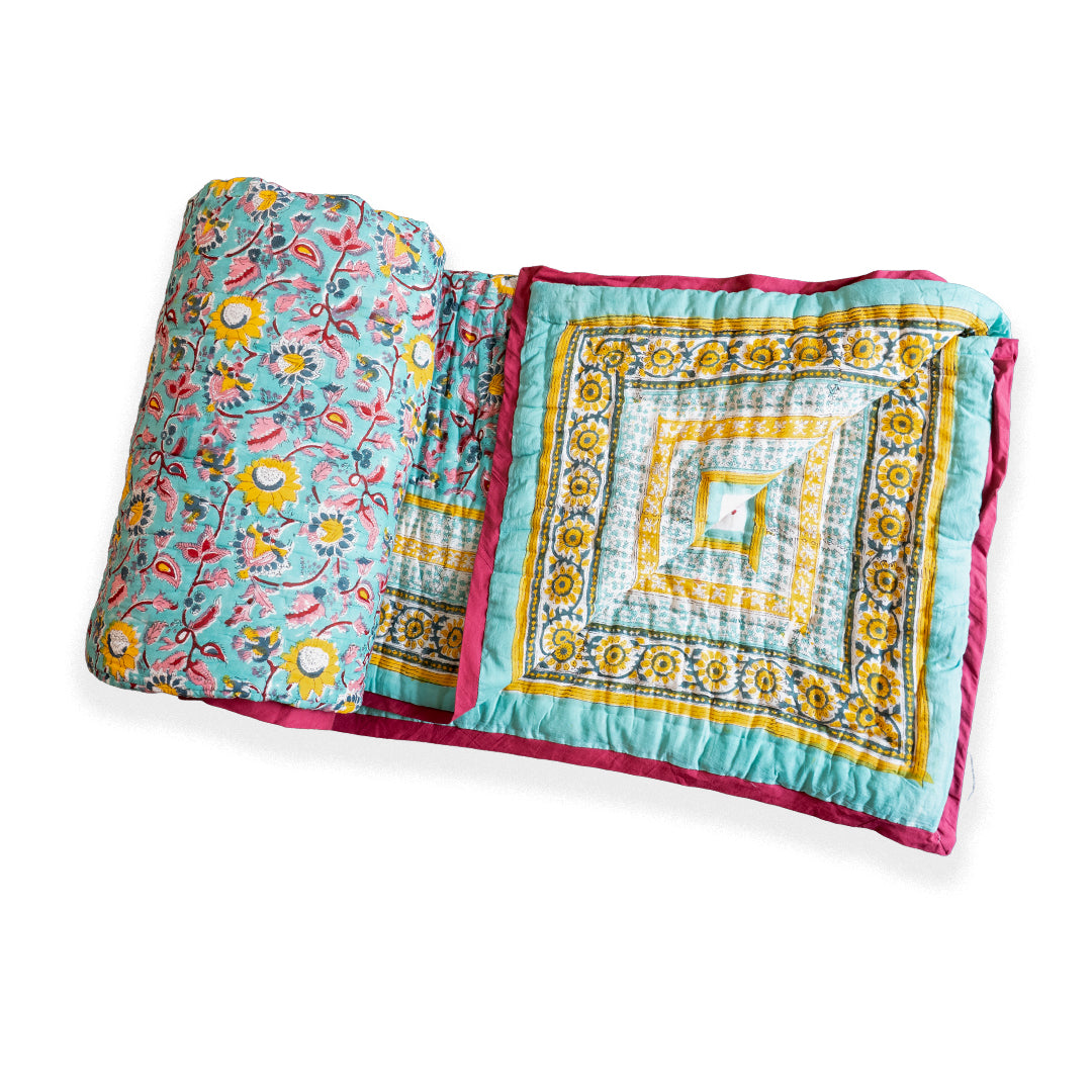 Turquoise Sunshine Dohar