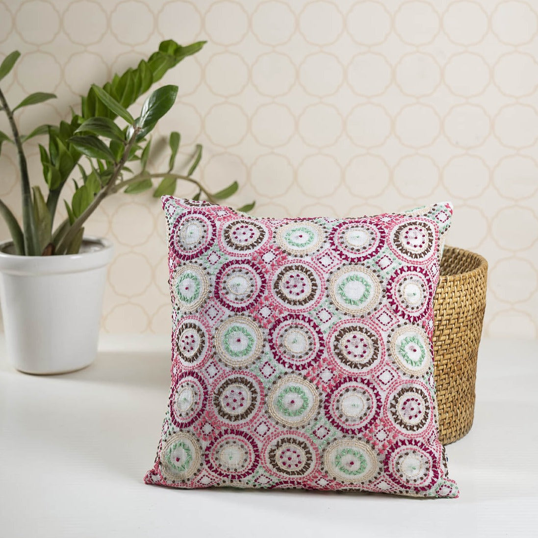Wreath Cushion Cover